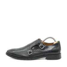 Cole Haan Herren Monk Strap Schuhe Schwarz Ko...
