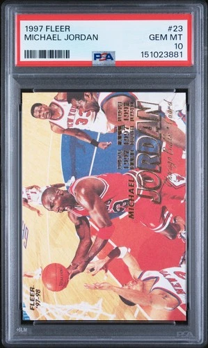1997 FLEER #23 MICHAEL JORDAN PSA 10