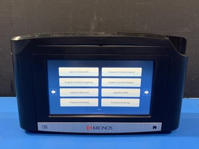 KRONOS InTouch 9100 Employee Time Clock Punch Touchscreen Panel 8609100-008