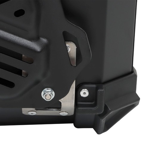 45L Black Motorcycle Top Case Tail Box Waterproof Luggage Scooter Trunk Storage - Picture 8 of 14