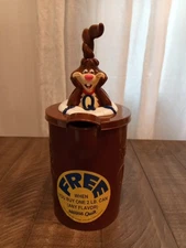 Vintage Nestle Quick  Brown Chocolate Milk QUIK Bunny Mixer Plastic Cup / Mug