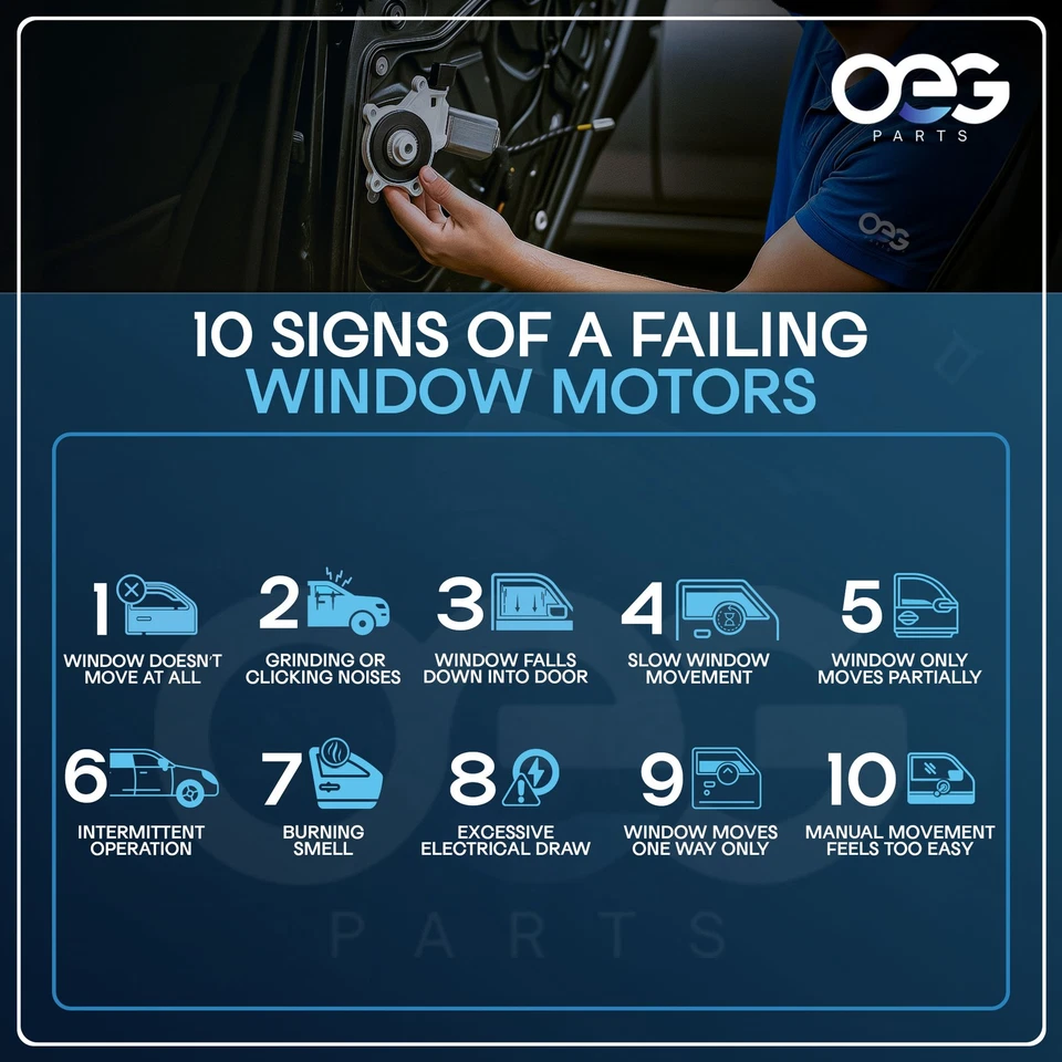 Motor de ventana eléctrica para Infiniti G20 91-96 F izquierda, I30 96-01 R izquierda 742-503 Foto 4 de 4