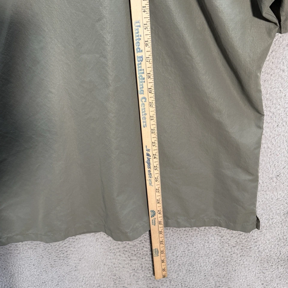Eddie Bauer Shirt Adult XL Green Rainer Ripstop Vented UPF 50+ Moisture Wicking - Image 4 of 4