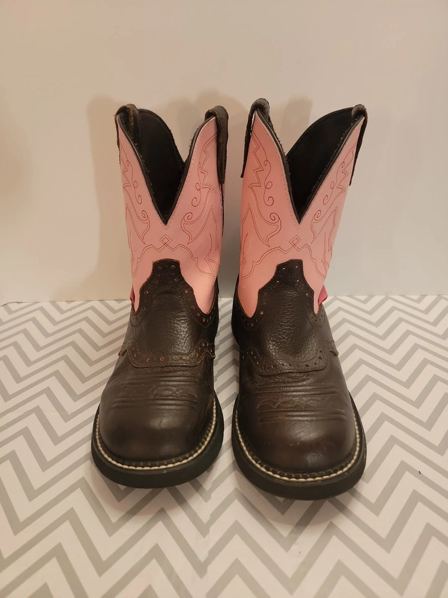 Justin Boots Pink Boots for Women for sale - eBay