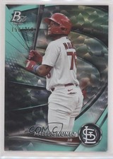 2022 Bowman Platinum Top Prospects Aqua Ice Foilboard 158/250 Malcom Nunez 5ya