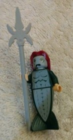 Lego Harry Potter #4762 Mermaid Merperson Red Hair minifigure 2005