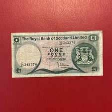 Scotland -1 Pound-1981