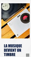 NOUVEAU "TIMBRE MUSICAL" LIECHTEISTEIN  2026 NEUF ** A ÉCOUTER COMME UN VINYL 🎶