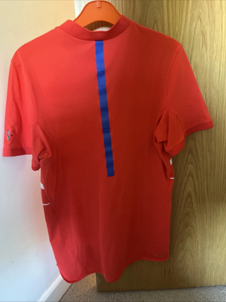 Nike Dri-Fit Tennis Shirt Roger Federer Rare Official Tennis Shirt Size S Small - Image 4 of 4
