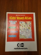 Rand McNally Kid's Road Atlas 2001 Good Condition, State Maps And Games