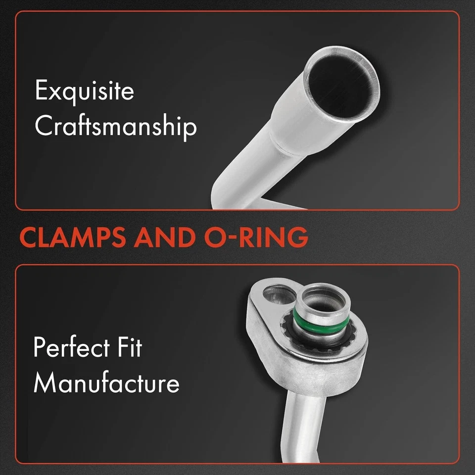 A-Premium A/C Suction and Discharge Line Hose Assembly Compatible with Dodge Ram - Image 3 of 4
