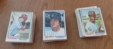 1978 Topps Baseball Singles #501 to #726 - Create Own Lot