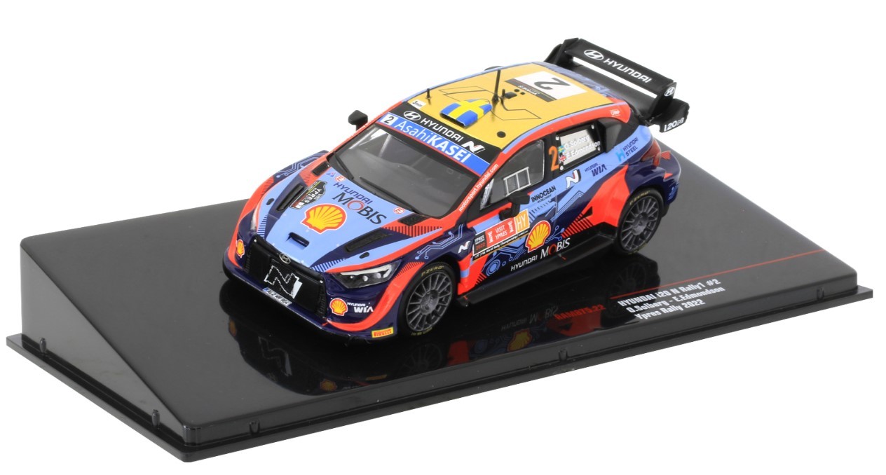 Hyundai i20 N Rally1 IXO miniature de collection haute précision 1/43