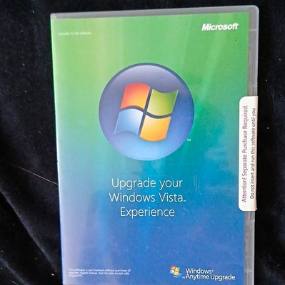 Microsoft Windows Vista Anytime Upgrade Disc DVD Englisch Upgrade
