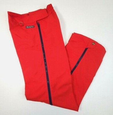 The North Face Windy Pass Women Large Snow Ski Pants Red GoreTex