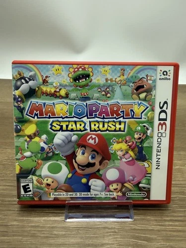 Mario Party Star Rush - Nintendo 3ds Cib Complete Tested/Working