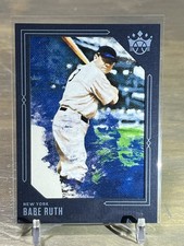 2020 Panini Diamond Kings Babe Ruth Blue Frame #15 New York Yankees Color Match