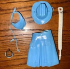 Vintage MARX BEST OF THE WEST Jane West Clothing Accessories - Blue