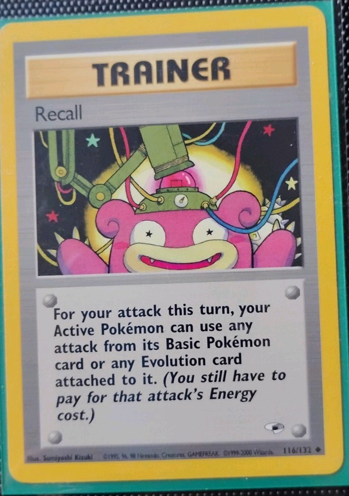 Recall Gym Heroes 116/132 2000 English Uncommon Unlimited Regular
