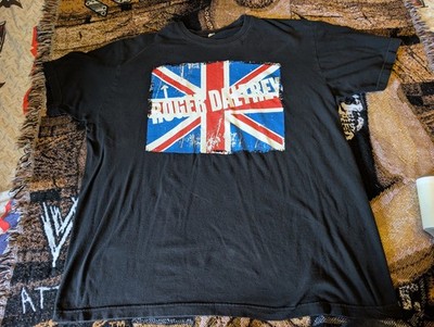 Roger Daltrey Use It Or Lose It Tour Graphic T-Shirt Black Men s Sz 2XL