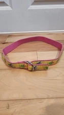 Douglas Paquette Colorful Fish Pattern Belt Small