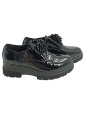 Primadonna Collection scarpe con lacci plateau perle peep toe donna nero 39