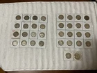34 - 80% (10.2 OZ) Silver Lot of Canadian Half Dollar 50 cent pieces 1920 - 1967
