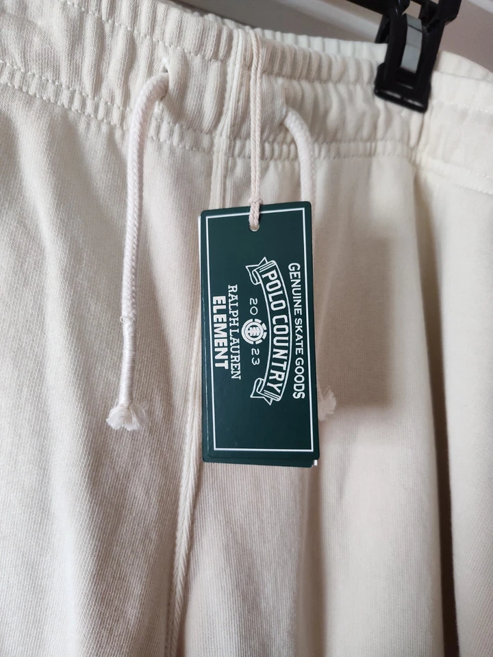 POLO RALPH LAUREN X ELEMENT - PANTALÓN JOGGER POLAR CRUDO NATURAL - NUEVO XL PRECIO DE VENTA SUGERIDO POR EL FABRICANTE $168 Foto 3 de 4