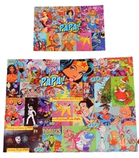 PROVOCATIVE ADULT POP ART PAPA MINI POSTER & MAGNET DISNEY MARVEL DC COMICS NEW