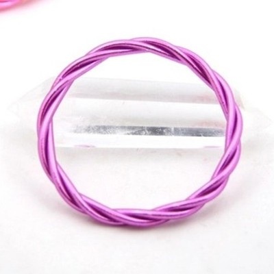Twisted Thai Buddhist Temple Mantra Bangle   Lilac | Small/Medium