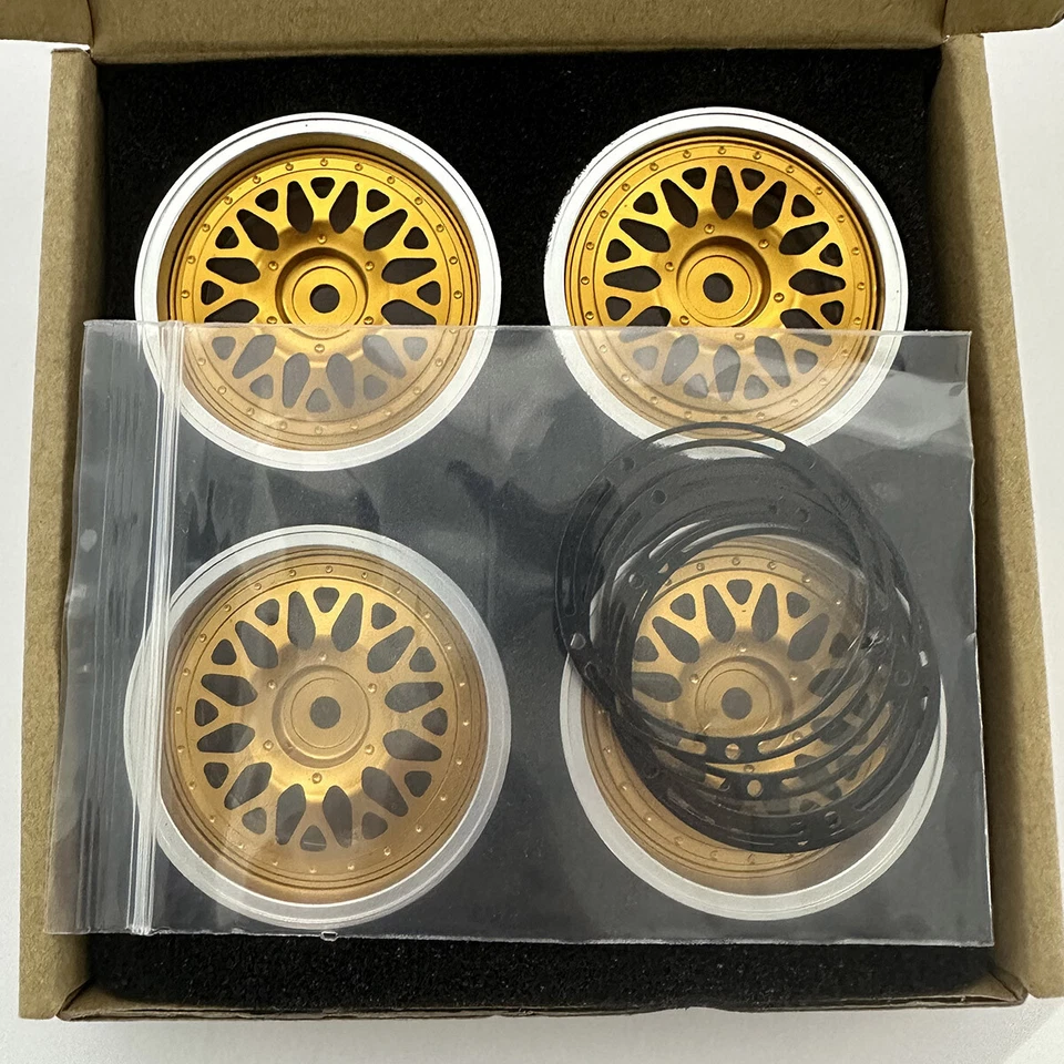 RC Car Wheels Adjustable Offset 1/2/3/4mm for 1/10 Drift On Road Touring Chassis - Image 4 of 4