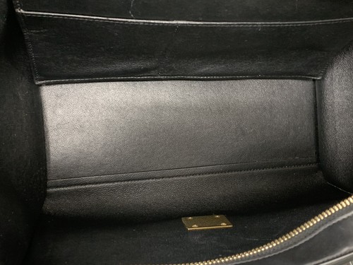 CÉLINE Tri-Color Leather Medium Trapeze Top Handle Hand / Shoulder Bag - Picture 17 of 20