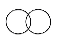 Compatible AO-WH-STD-OR-2 -O-Rings 3.44 Inch 9 Cm Actual Diameter Fits - 2 Pack