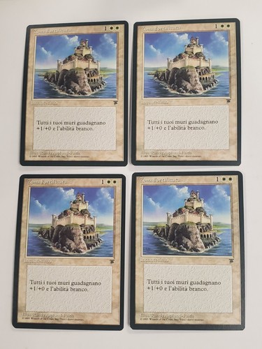 MTG Playset 4x Fortified Area (Italian Legends/White/U) - BGM - Picture 1 of 2