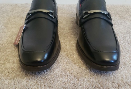 Stacy Adams Kaylor Slip On Leather Dress Shoes Black Mens Size 10M 25572-001 - Picture 12 of 18