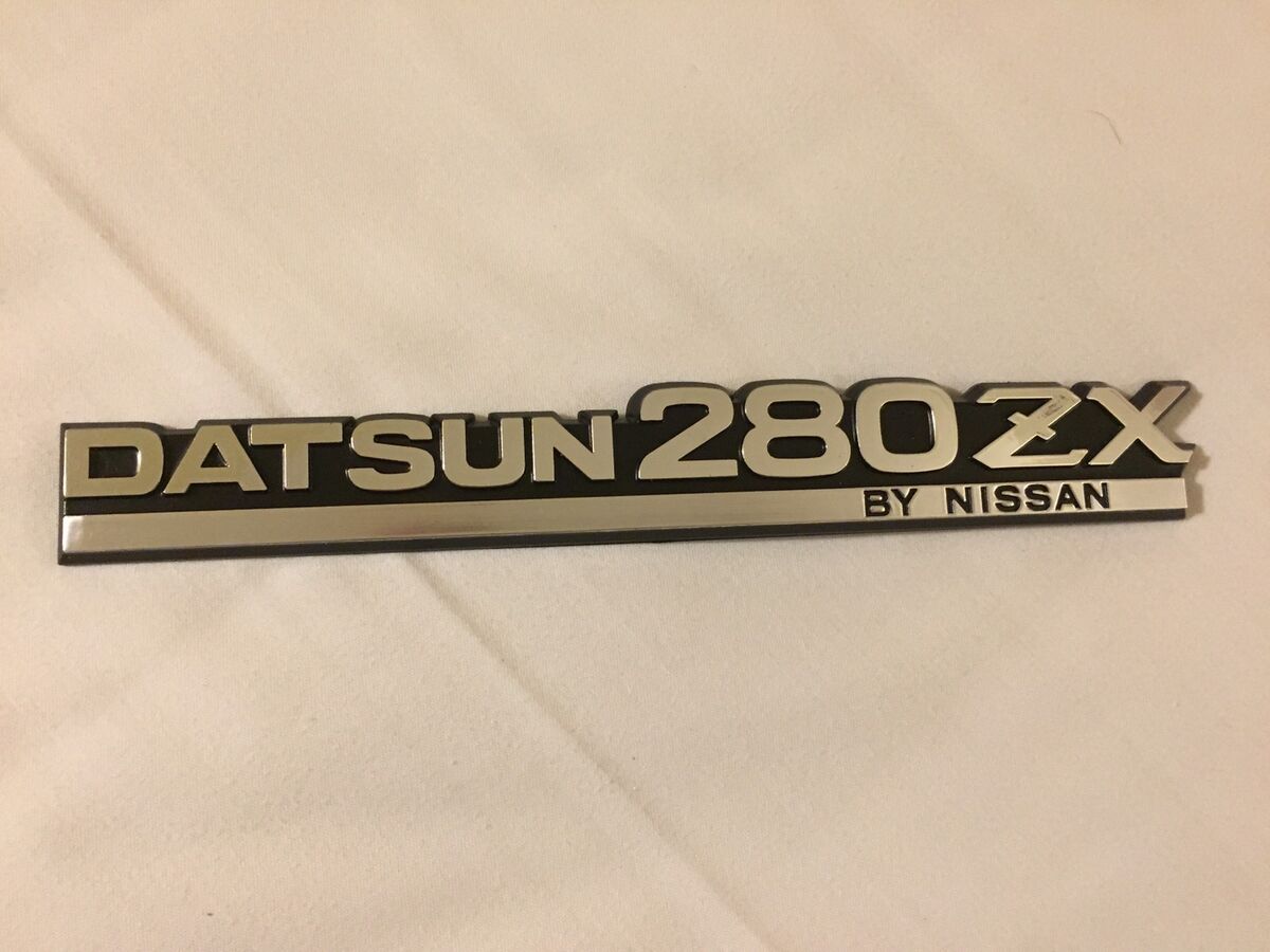 x1 New Vintage Style DATSUN 280ZX Emblem Replaces OEM Z x1 New Vintage Style DATSUN 280ZX Emblem Replaces OEM Z