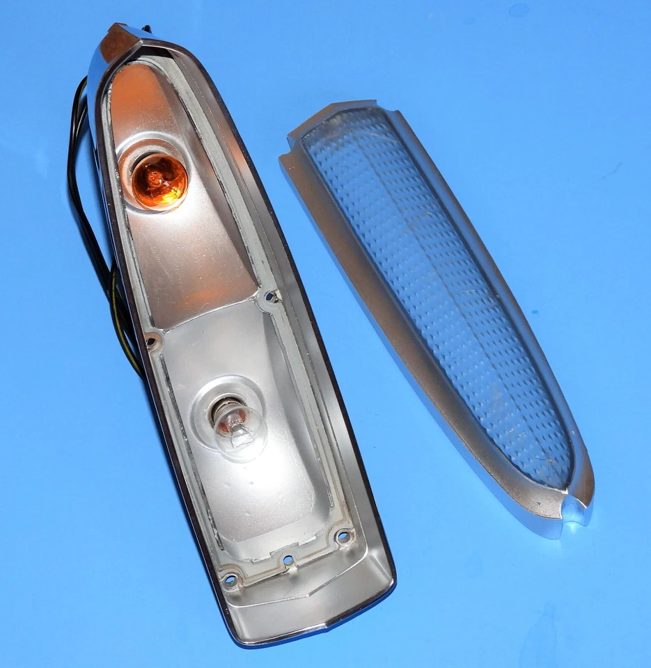 Chrysler Imperial Lebaron 1972 1973 OEM conjunto de luces de giro delanteras Foto 3 de 4