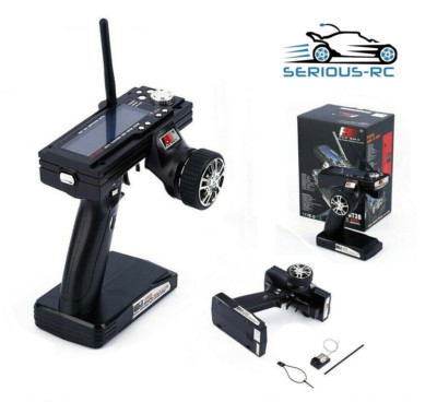 Flysky GT3B LCD 3 Chanel Fernbedienung Sender + Empfänger für RC PKW LKW
