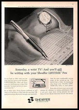 1964 Sheaffer Lifetime Pen Vintage PRINT AD Writing Instrument Luxury