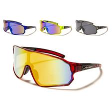 X Loop Sunglasses Wrap Around Plastic Frames Sport Biker Cycling Running For Men