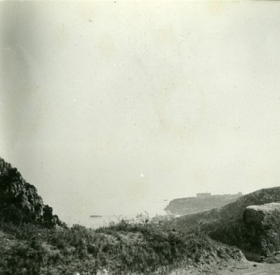 France Grande Corniche Casino View Old Amateur Stereo Photo Possemiers 1900