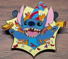 DA Disney Auctions Stitch Noisemaker Party Hat New Year Celebration Pin LE 1000