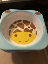 SKIP HOP ZOO Zebra Giraffe Melamine BPA-free Phthalate-free Dishwasher safe Bowl