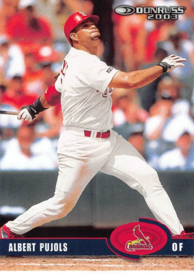 Topps Baseball 2003 アルバート・プホルス　auto MLB Topps Baseball 2003 アルバート・プホルス auto MLB Topps