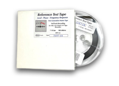 AnlenAudio 1/4'' 7.5ips Full Track Alignment Tape for Nagra Stellavox Uher Akai