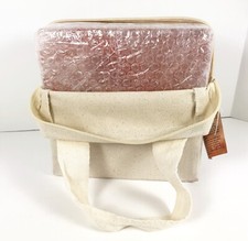 New Himalayan Salt Platter Block Sealed with Case 8 x 8 x 2 Instructions