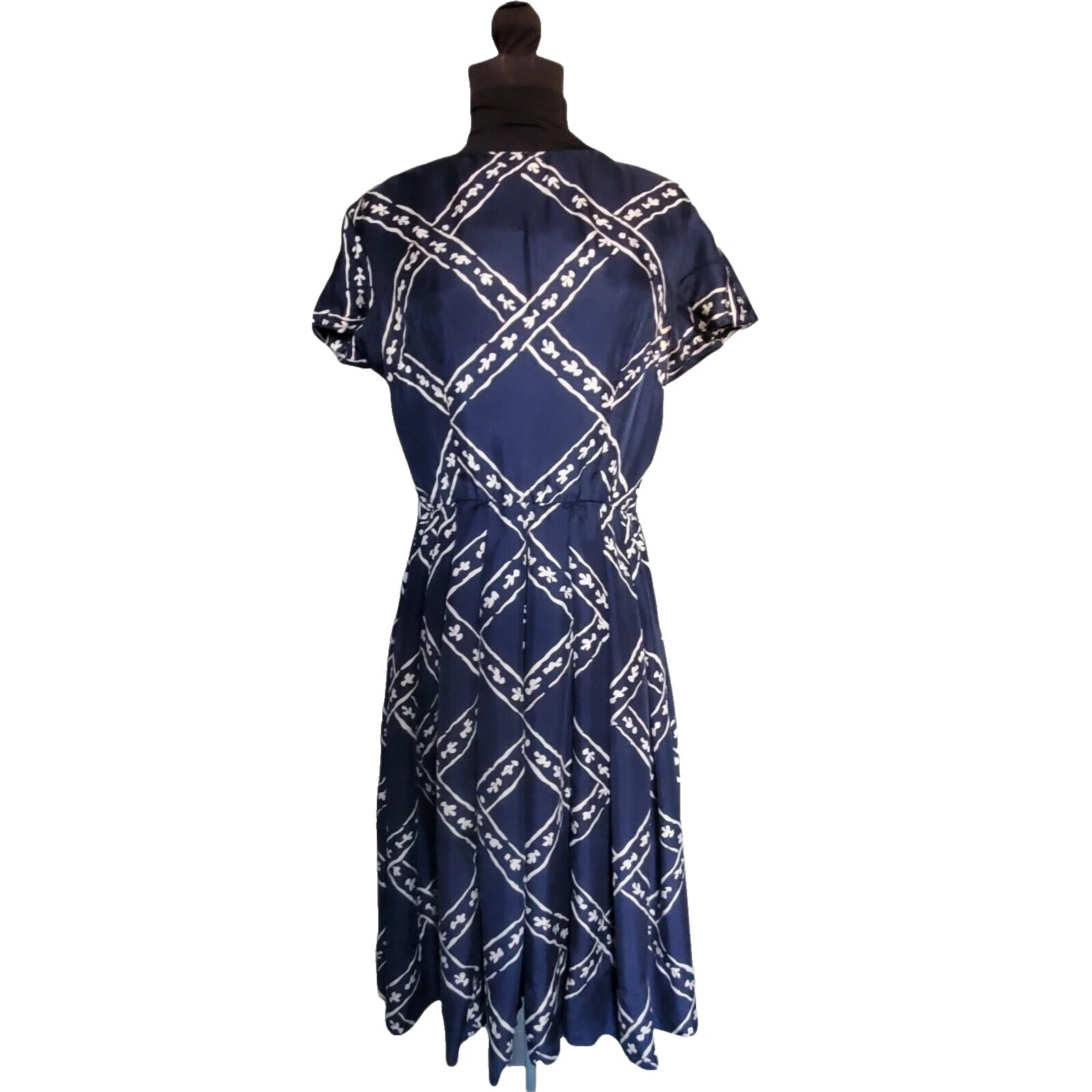 Винтажные женские платья геометрические 1950-е