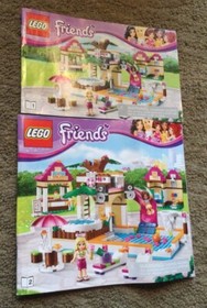 LEGO Friends 41008 Heartlake City Pool Complete Build w/Minifigures & Manuals
