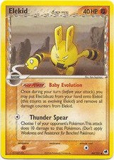 Pokemon EX Dragon Frontiers 48/101 Elekid Card