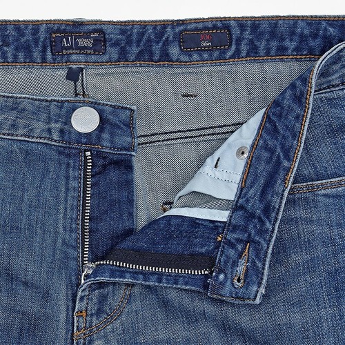 Armani Jeans Faded Stretch Denim Skinny Fit Jeans- 34 Inseam - J06 93 2U - DENIM - Picture 4 of 4
